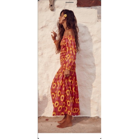 ZARA BLOGGER FAVORITE COTTON MIDI DRESS - Picture 5 of 15